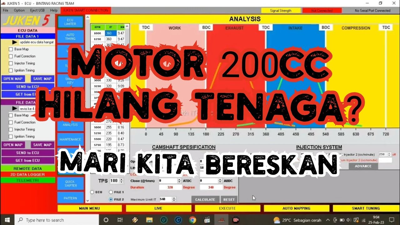 Bang motor saya spek 200cc tapi kok powernya nggak dapet??