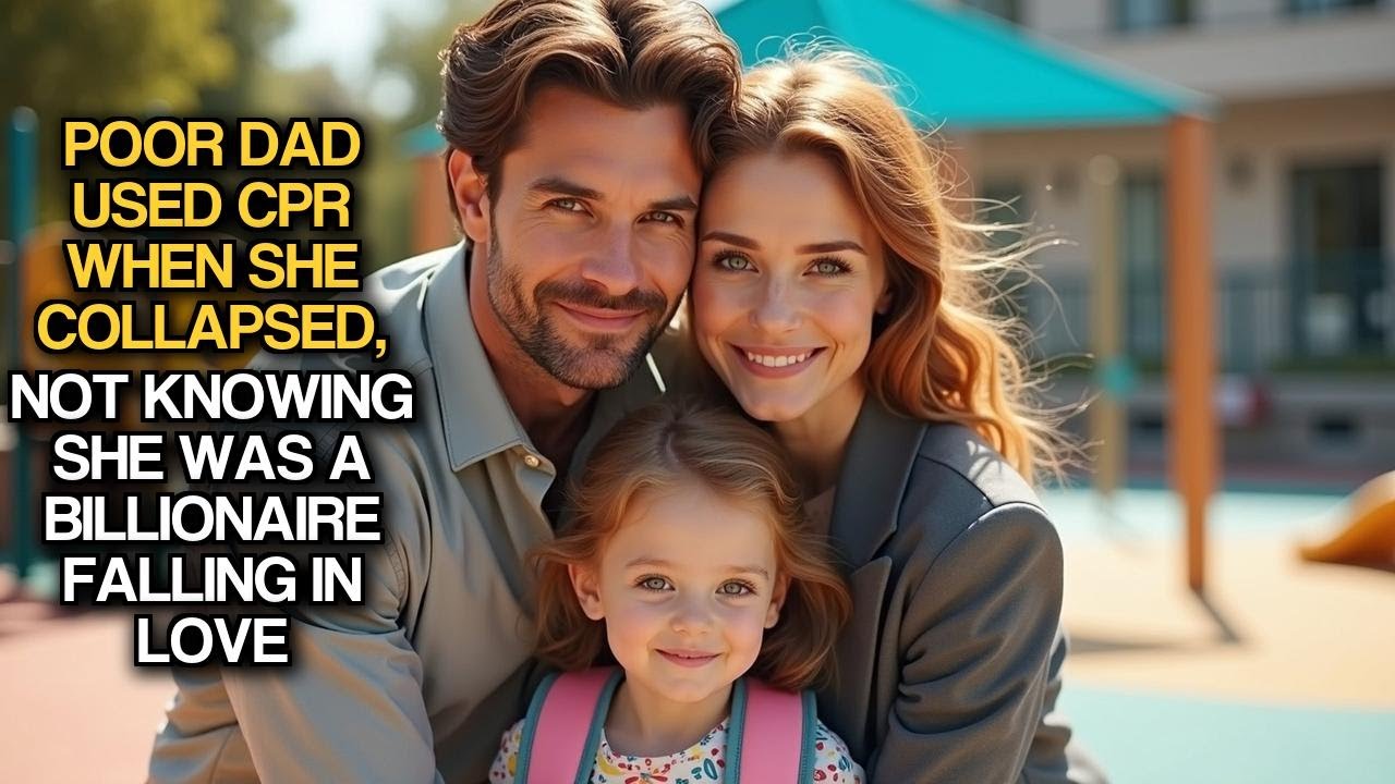 Poor Dad Used CPR When She Collapsed, Not Knowing She Was A Billionaire Falling In Love