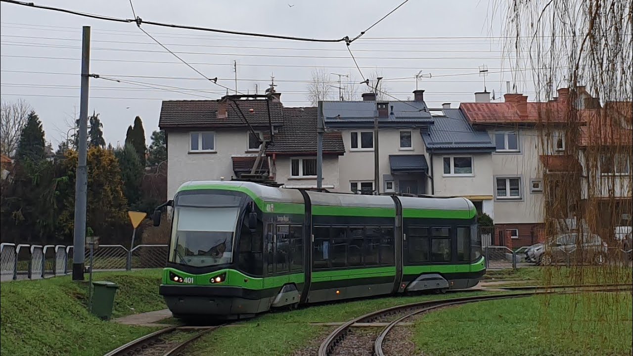 Tramwaje Elbląskie - linia 3 | Pesa Tramicus 121N #401