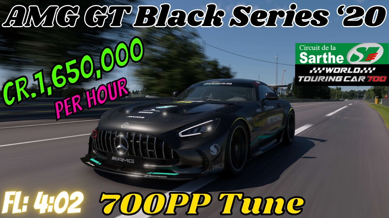 GT7|AMG GT Black Series '20|La Sarthe 700pp Tune|1.43|(Requested)