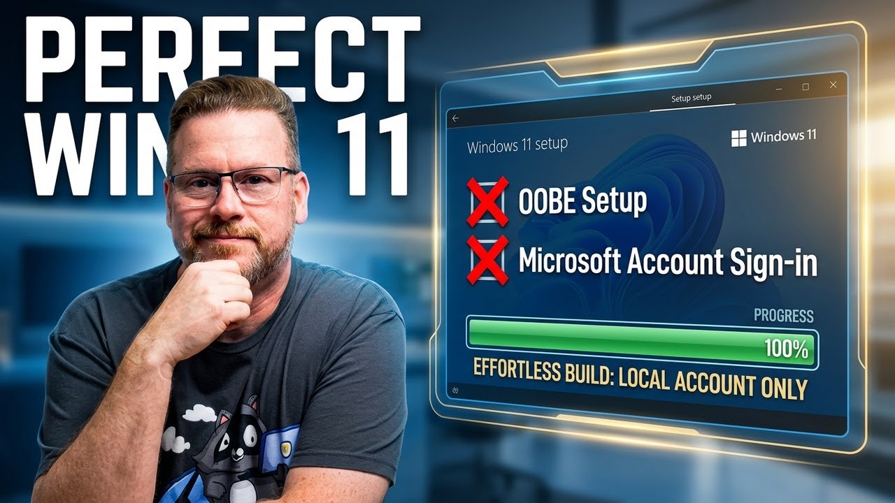 Your Perfect Windows 11 on Hyper-V: No OOBE, No MS Account, Effortless Build!