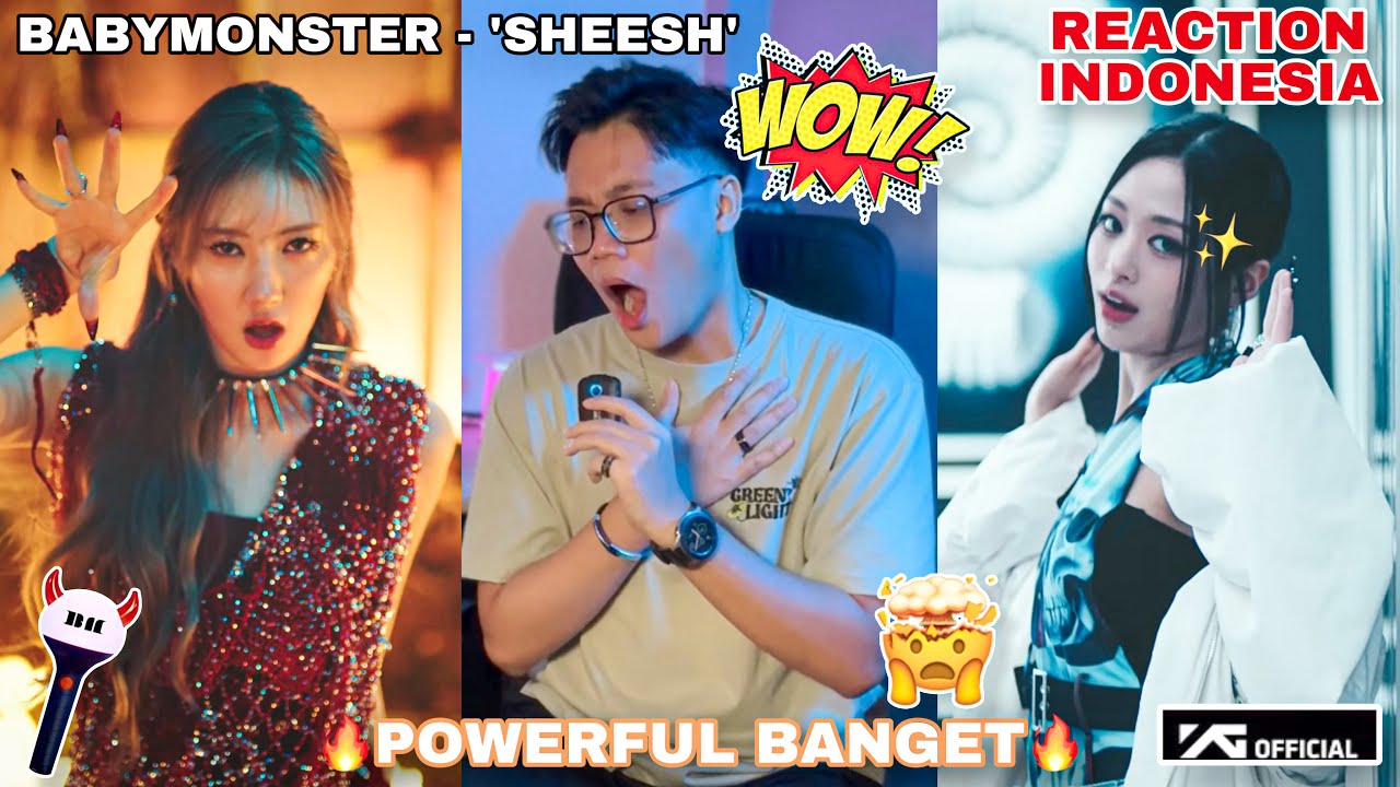 BANYAK BANGET KEJUTAN🤯‼️|| BABYMONSTER - ‘SHEESH’ M/V || REACTION (Indonesia)
