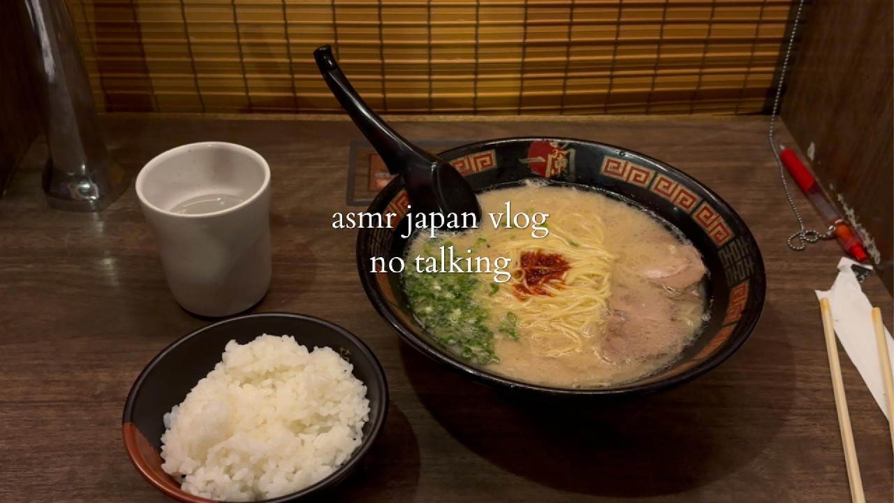 slow days in tokyo and osaka (asmr vlog, no talking)