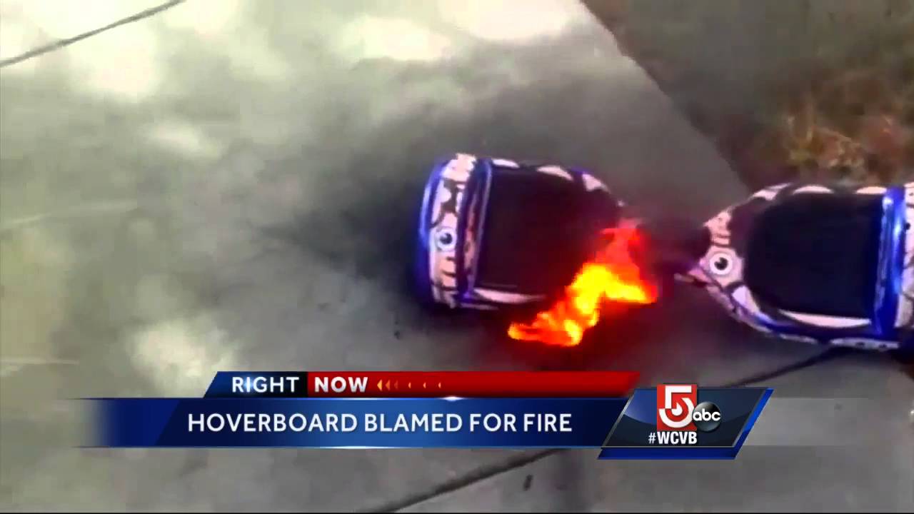 Hoverboard causes house fire