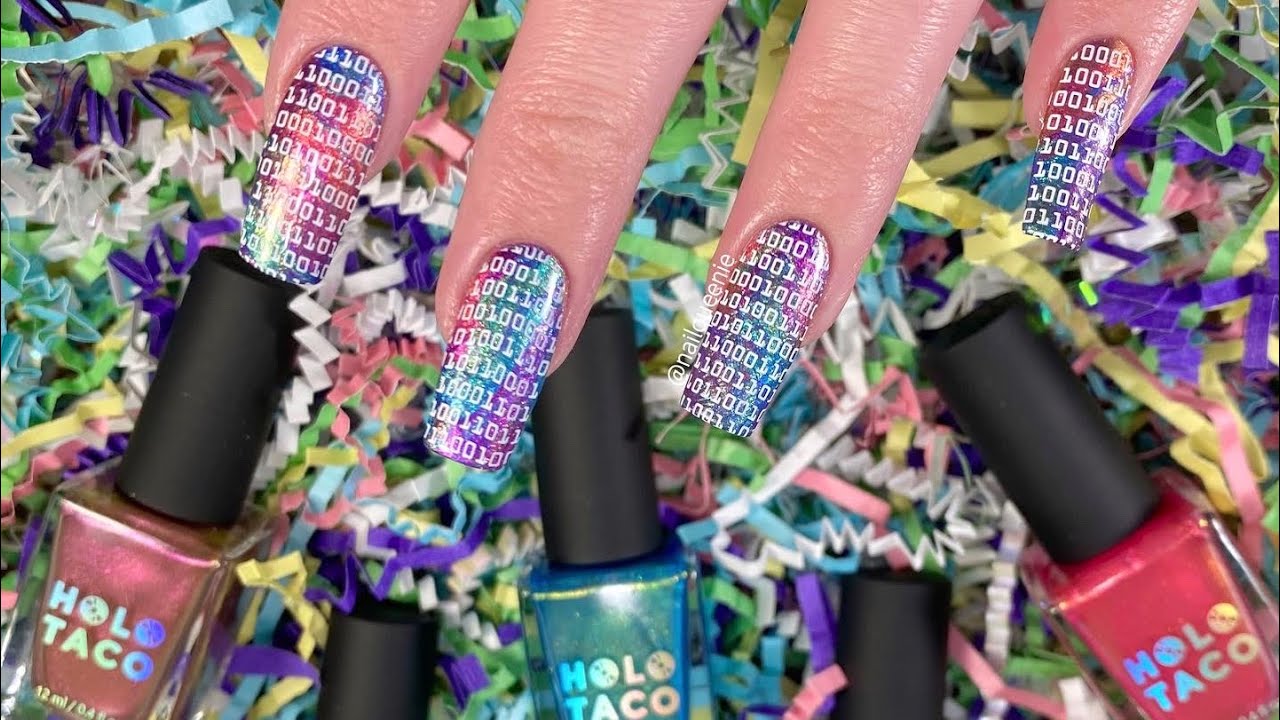 Holo Taco Lite Mode Collection Nail Art Tutorial