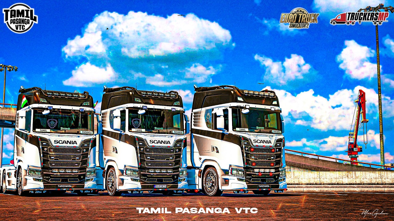 🔴TAMIL PASANGA VTC LIVE| TRUCKERS MP PROMODS| EURO TRUCK SIMULATOR 2 |POWERFUL GAMING