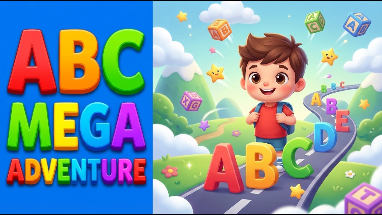 ABC Mega Adventure 🌟 | Alphabet Learning Song for Kids | Fun Educational Rhyme |