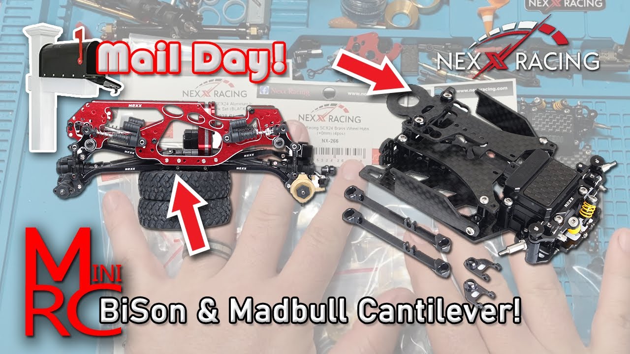 Mail Day - Nexx Racing Mini Z BiSon and SCX24 Madbull Cantilever Chassis' and MORE!!