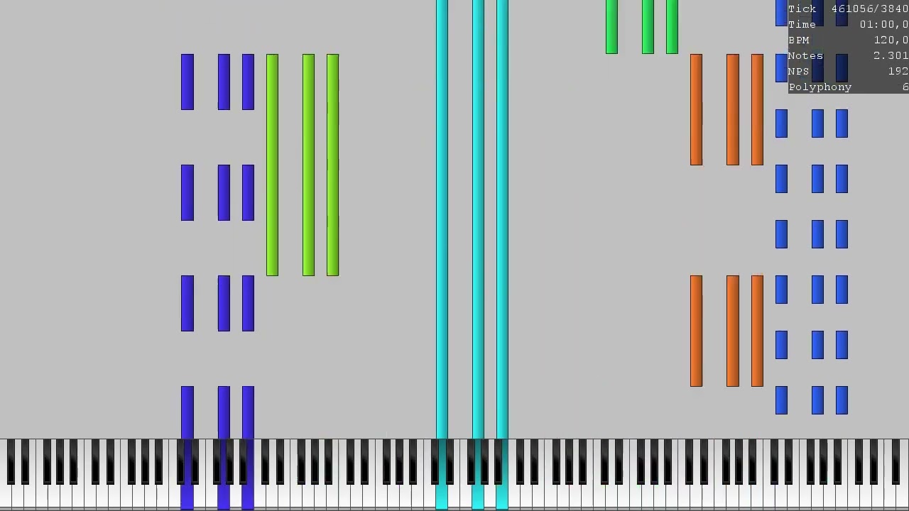 [Black MIDI] SOJRTSS NO BASS BOOSTED WITH NO SUSTAIN 90,612 Notes