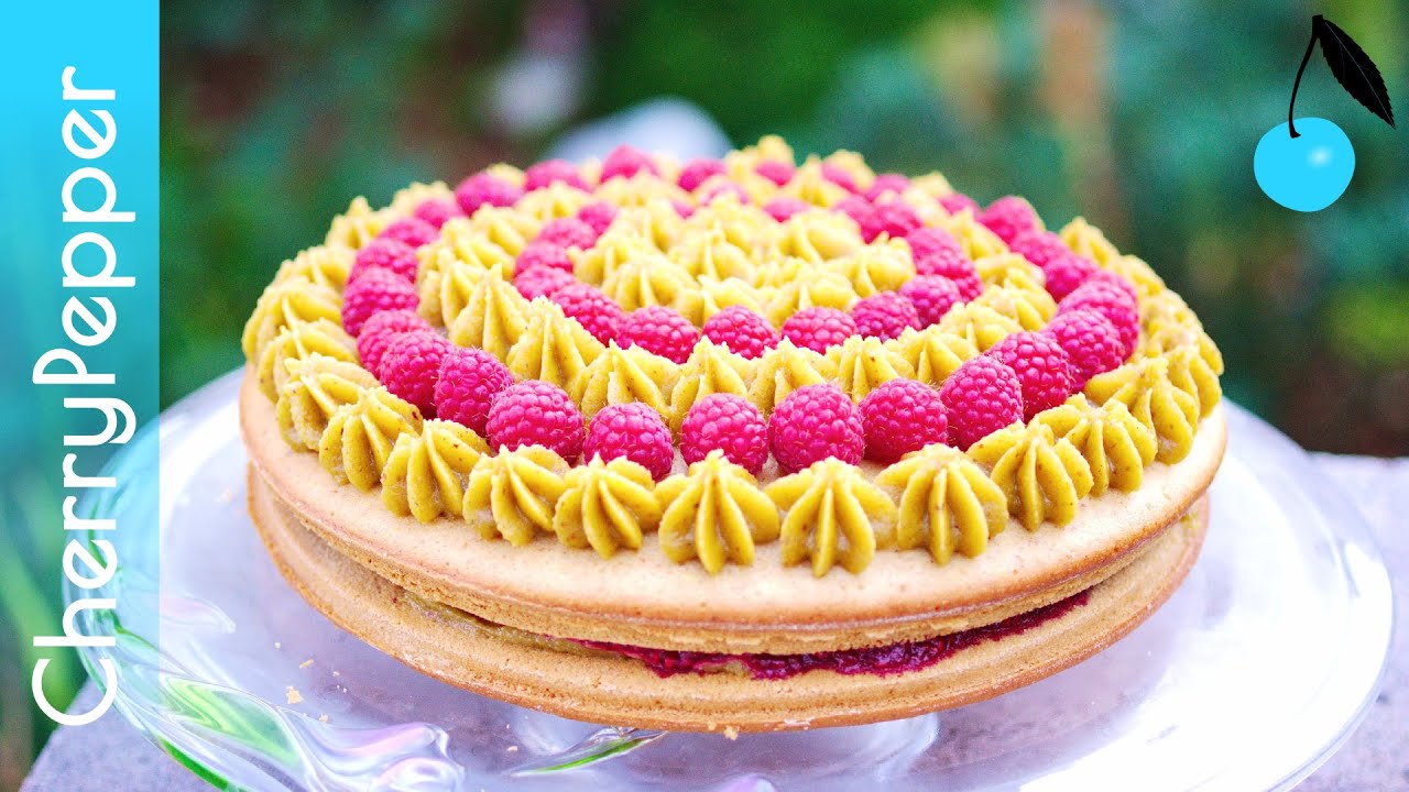 Gateau d'anniversaire - Citron pistache & framboise | Recette vegan de CherryPepper 🍒