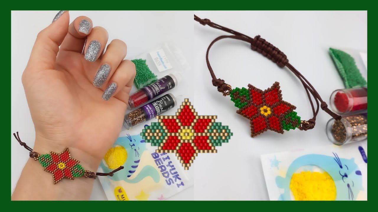 PULSERA DE NOCHE BUENA/ PEYOTE/ PANDAHALL