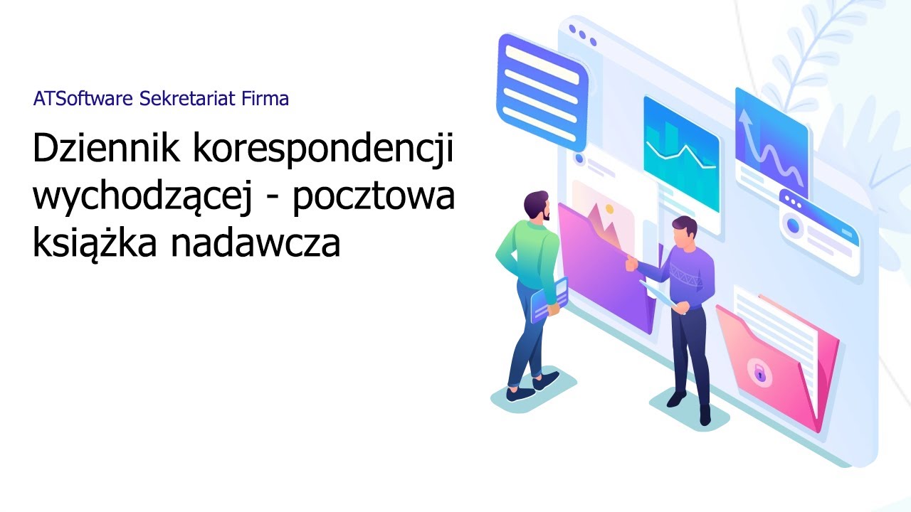 Dziennik korespondencji wychodzącej - pocztowa książka nadawcza