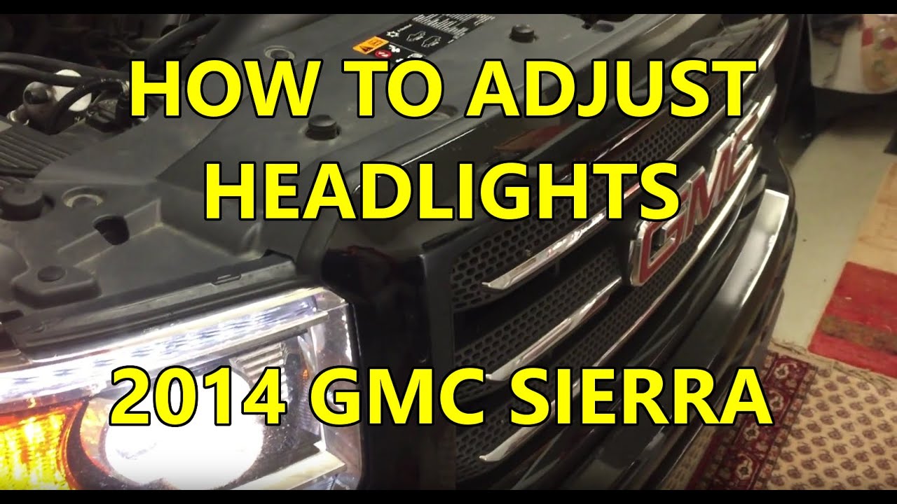 [HOW TO] Easily Adjust Headlights - 2014-2018 GMC Sierra / Chevy Silverado (Fast)