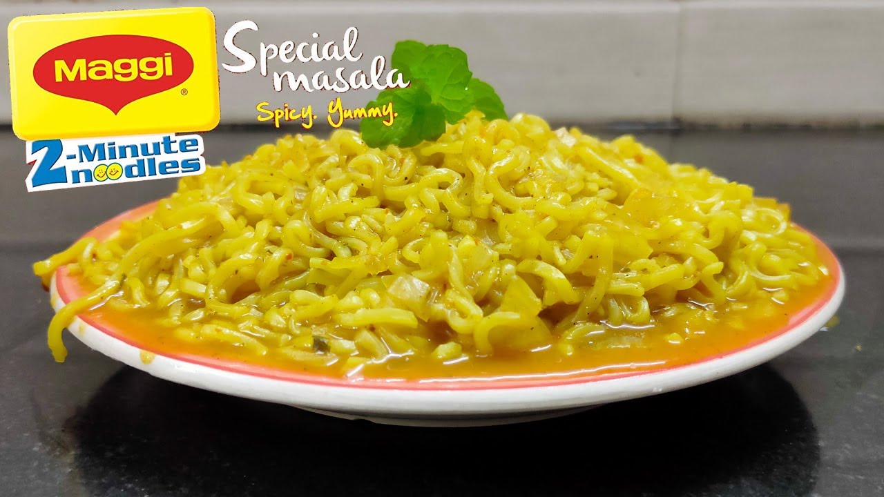 Onion Maggi 2-Minute Special Masala Instant Noodles | Onion Maggi Noodles Recipe