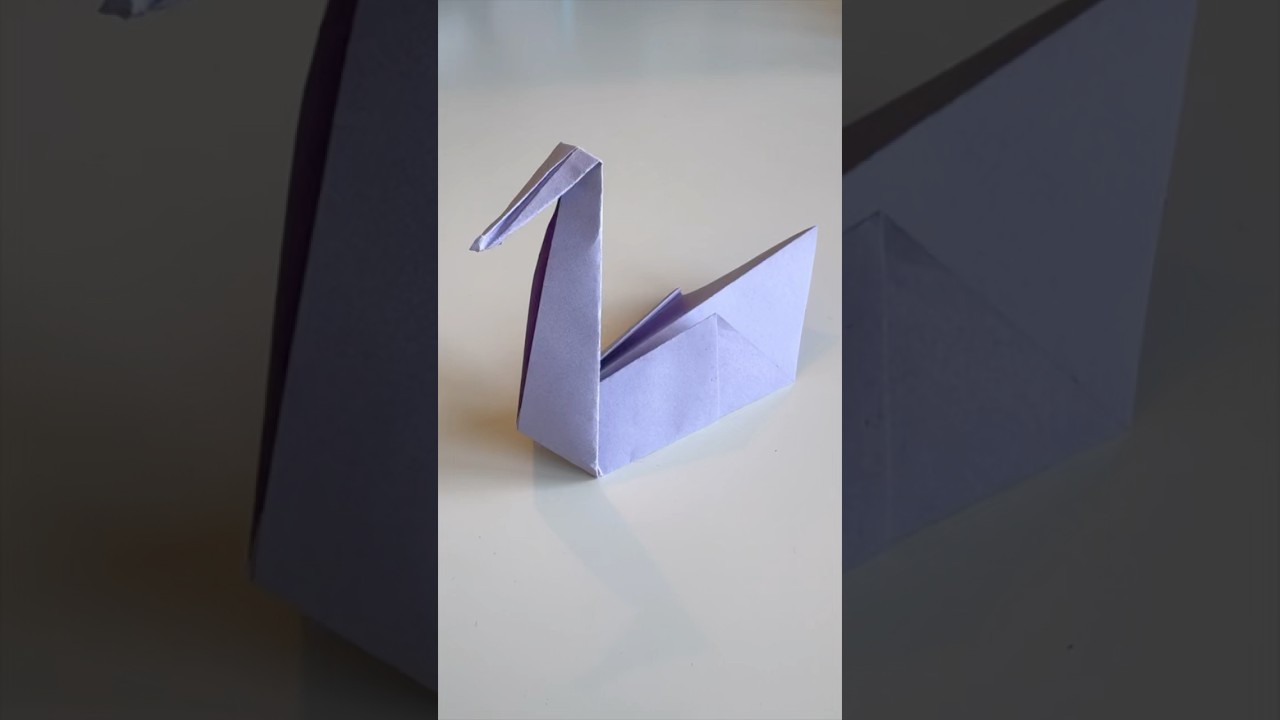 Origami Swan - Easy Paper Crafts Tutorial