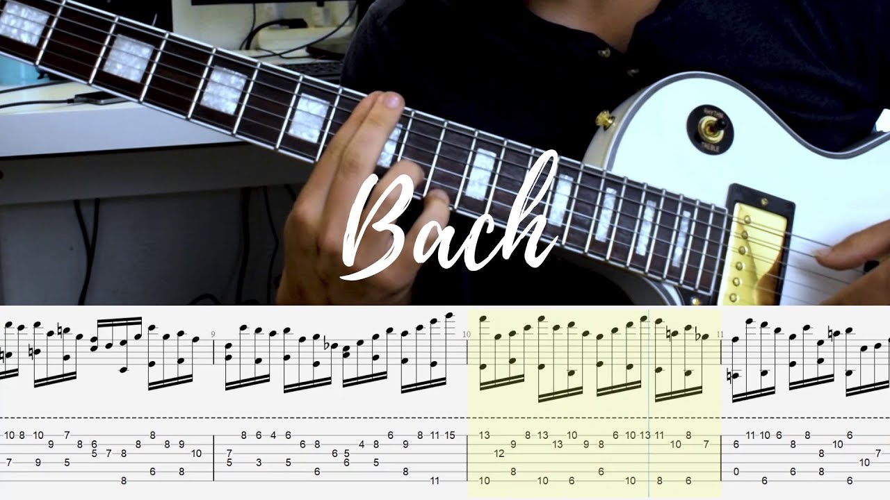 Bach - French Suite Allemande BWV 815 (Guitar Cover With Tabs)