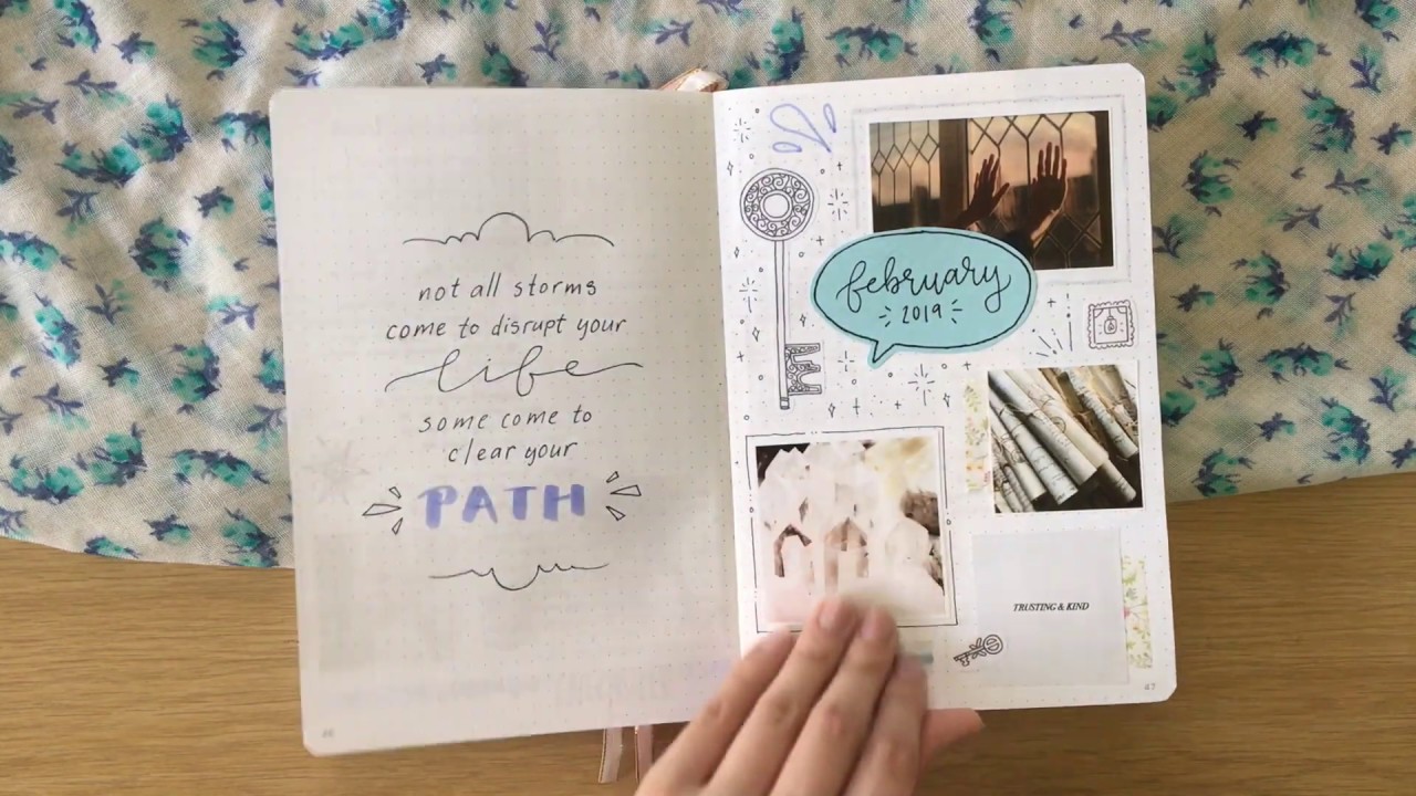 bullet journal flipthrough // 2019 part 1