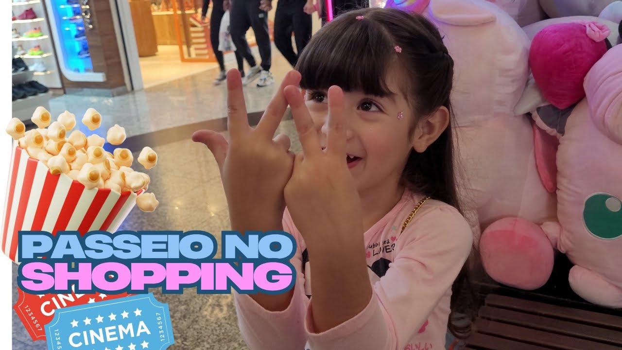 Dia de passeio no shopping e cinema ver o STITCH