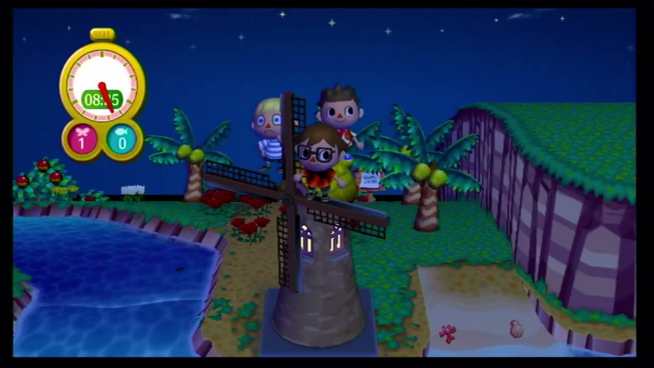 Animal Crossing City Folk 40+ Minutes Of Online Play, Minigames, glitches & Late Night Bug Chatching