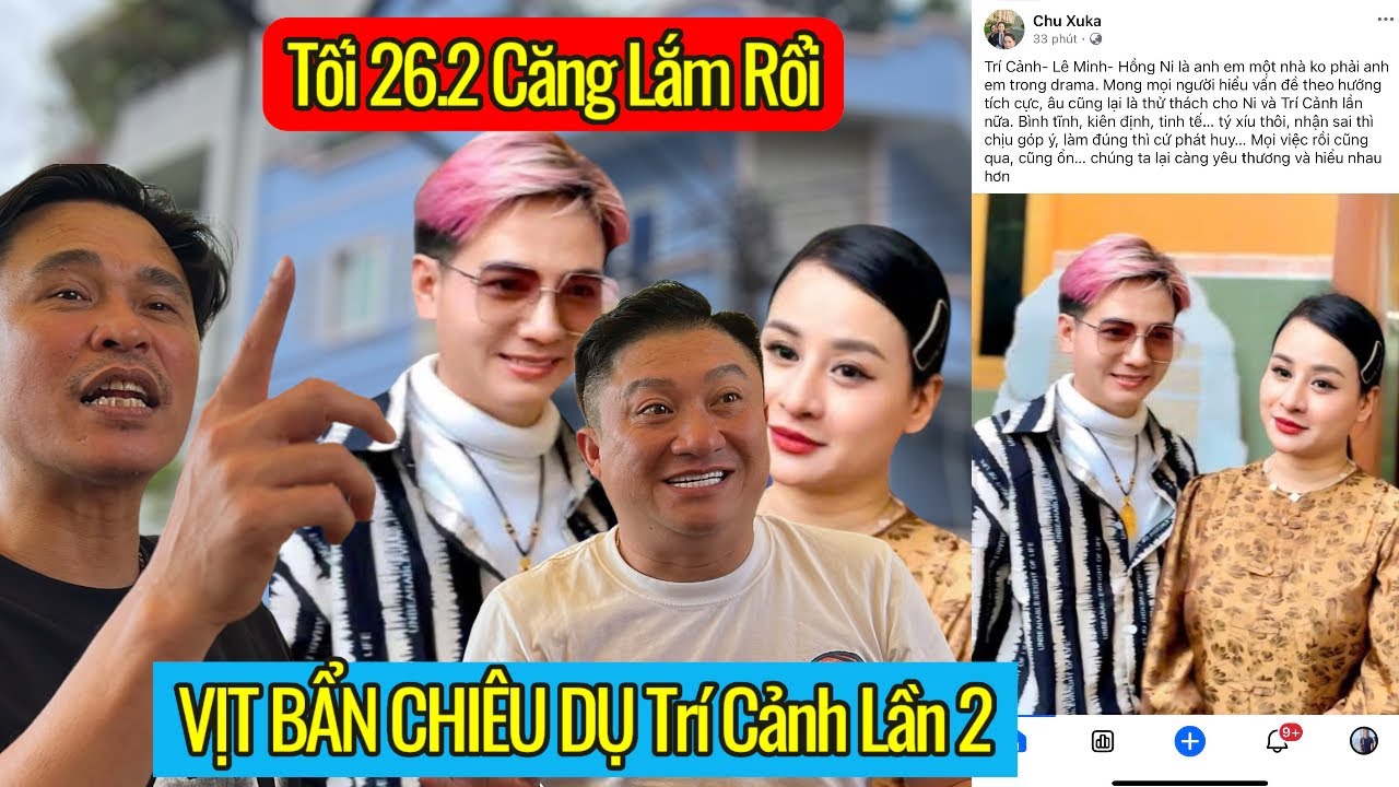 Tối 26.2 Vịt Bẩn Tung Chiêu Dụ Trí Cảnh Lần 2, Lê Minh Khuyên Nhũ AE YT Ủng Hộ Hồng Loan Có Gì Sai ?