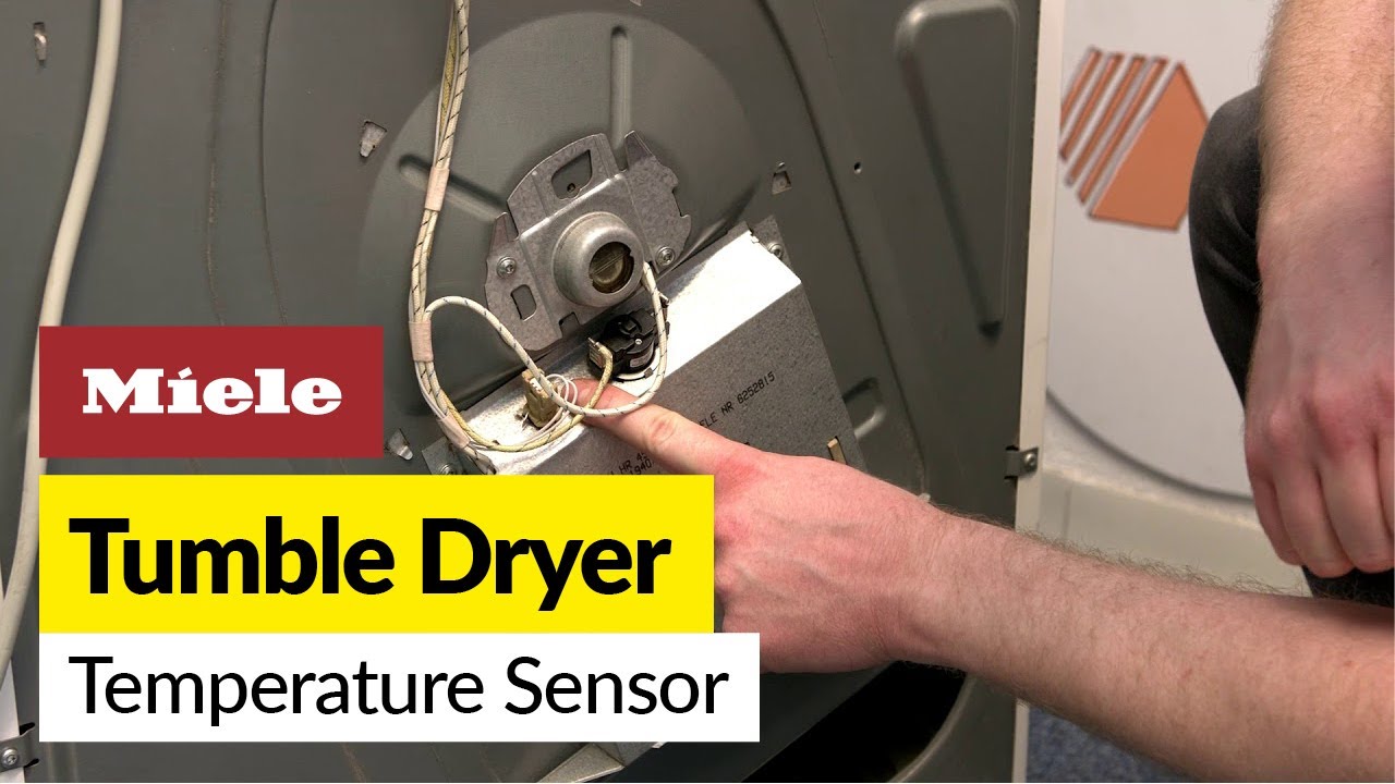Как заменить датчик температуры в сушильной машине Miele