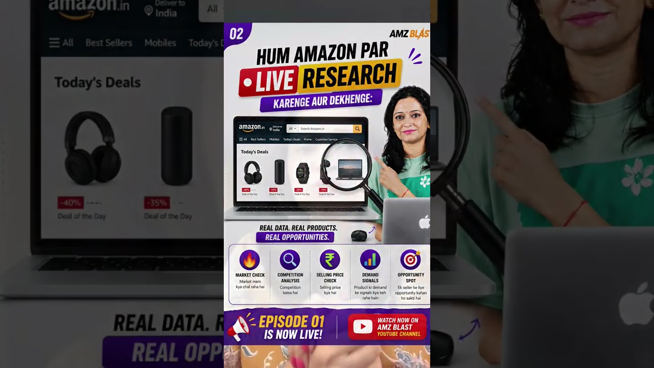 Amazon Par Kya Sell Karein? 🔥 3 Products Before Festive Season | What to Sell Next?v