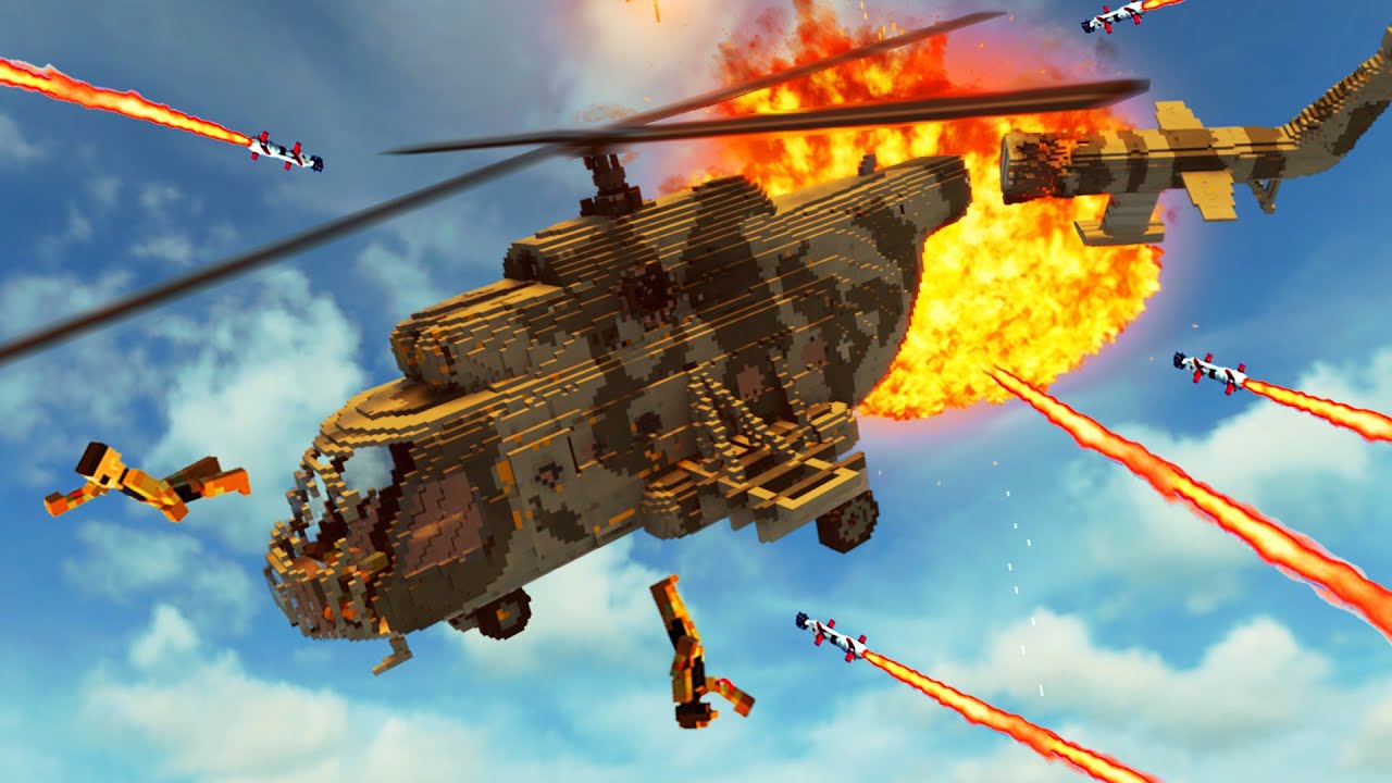 Realistic Helicopter Shootdowns & Crashes 37 😱 Teardown