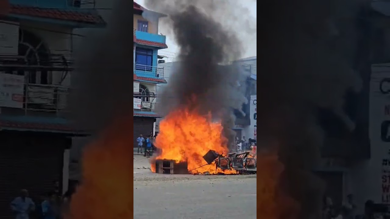 Gen z protest in Nepal. Ratnanagar Municipality, Chitwan