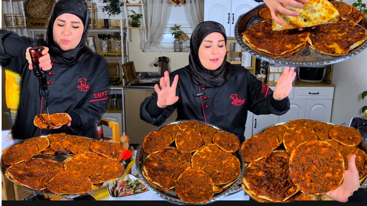 #طبخ #‏تريدين أكله سريعة وإذا جاكم خطار أو تفرزين أطفالك لحم بعجين بدون عجين ولا تعب وخليط نفس مطاعم
