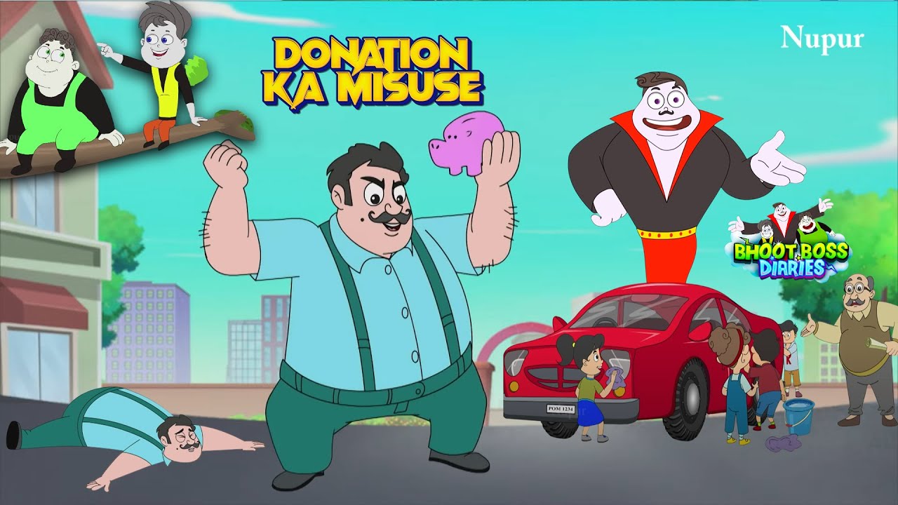 हजम सिंह ने किया बच्चो के Donation का पैसा हजम | Paap O Meter | Kids Cartoon | Moral Stories Kids