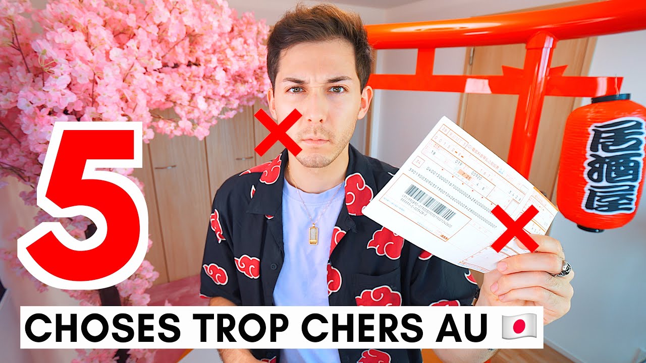 5 choses beaucoup trop chères au Japon 🇯🇵 par rapport à en France 🇫🇷