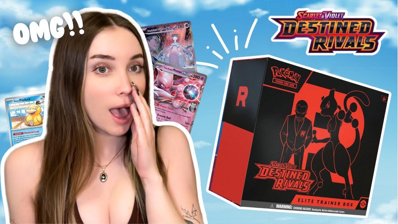 Opening a Destined Rivals Elite Trainer Box! Pokémon card opening