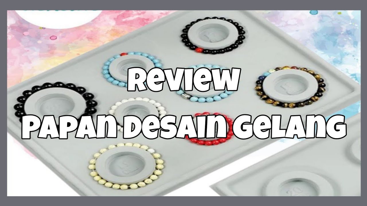 Review Papan Desain Gelang - Bead Design Board How to Use
