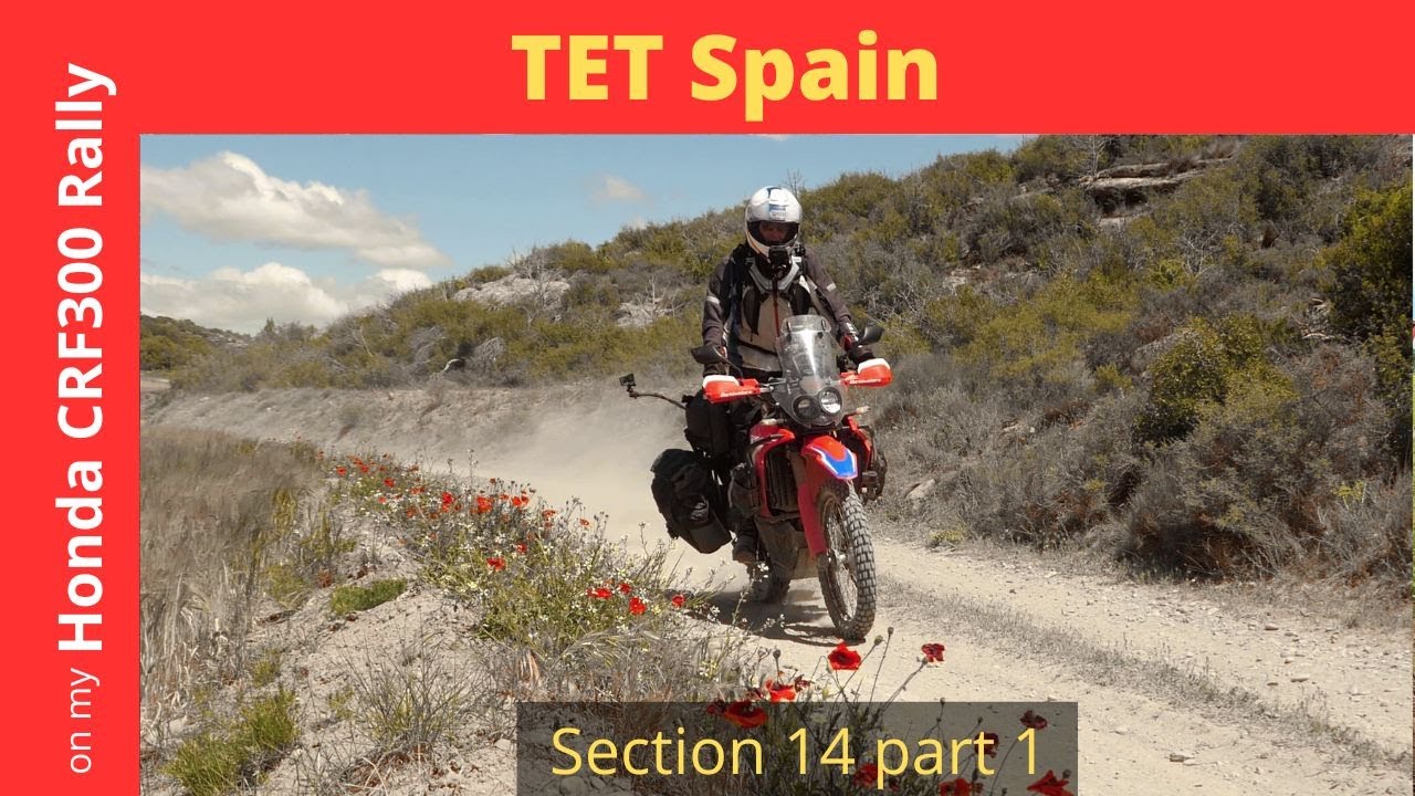 Off road in northern Spain on TET section 14 part 1