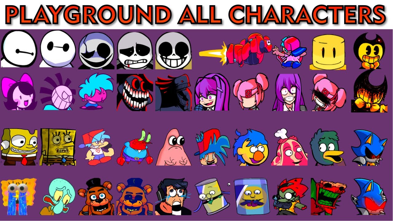 FNF Character Test | Gameplay VS My Playground | ALL Characters Test