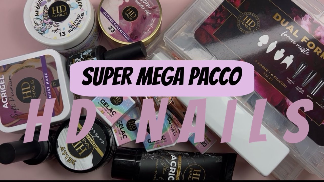 MEGA PACCO HD NAILS|DUAL FORM 0mm,BUILDER GEL GLITTER E COLLEZIONE AURORA+CODICE SCONTO|Makolina95|