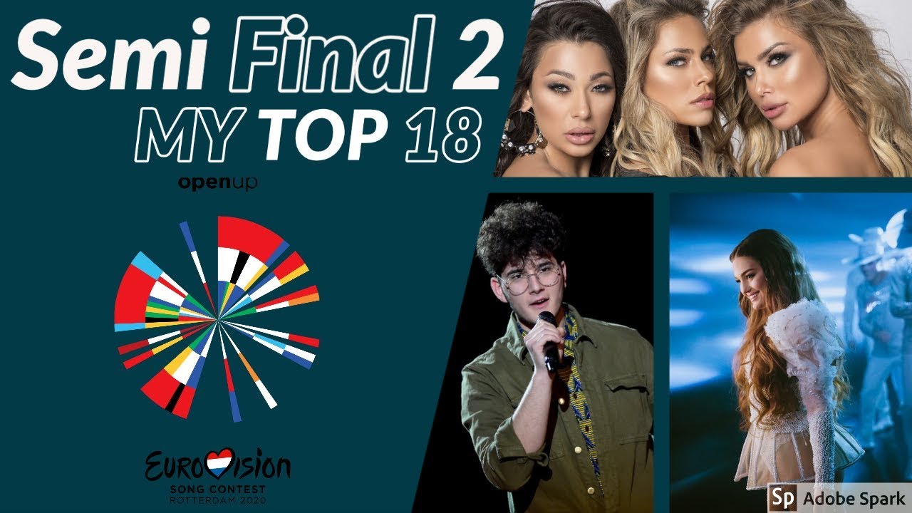 Eurovision 2020 - Semi Final 2 (MY TOP 18)