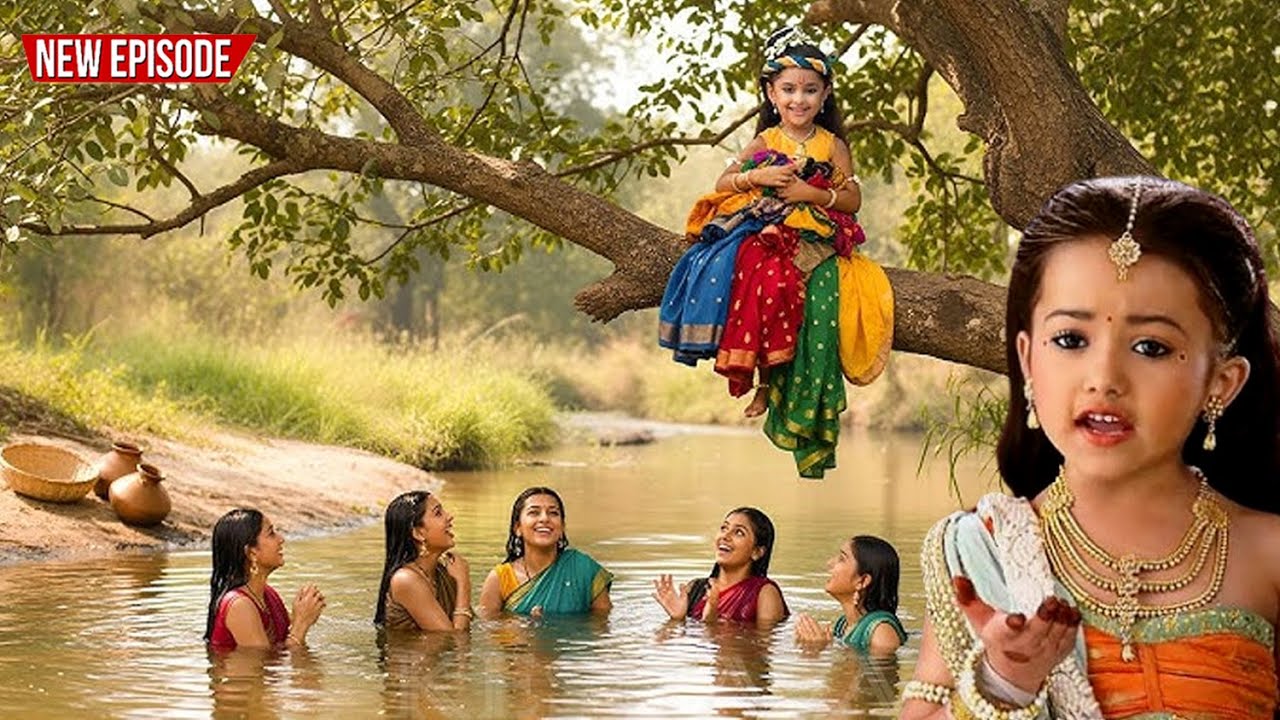 महा एपिसोड - यमुना में नहाती हुई गोपियों के कान्हा ने चुराए वस्त्र || #baalkrishna