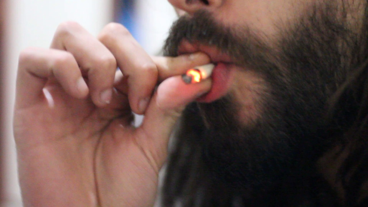 Fumando um beck