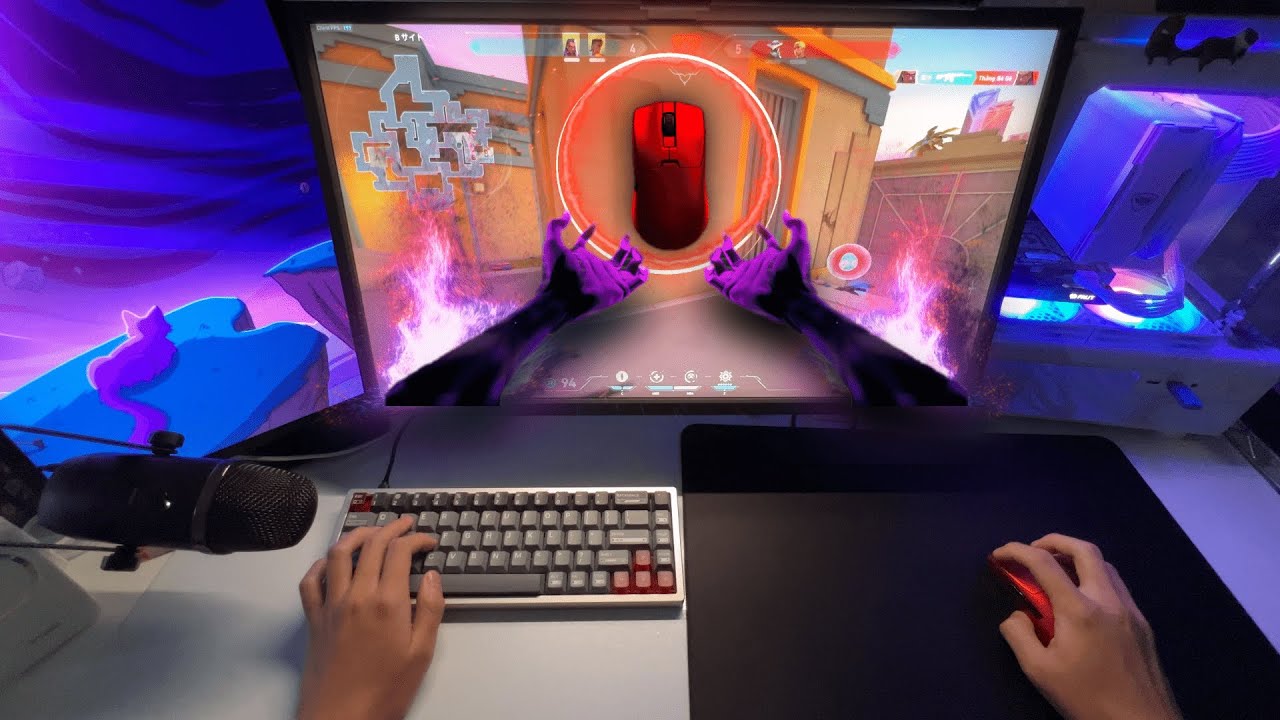Viper Mini Killer?DELUX M800 Mini Pro. VALORANT POV ASMR