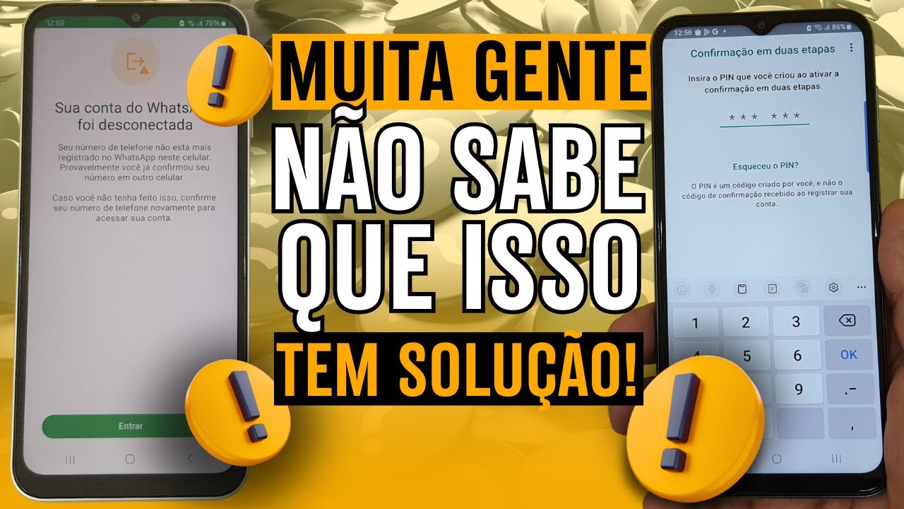 Esqueci a minha SENHA da VERIFICAÇÃO EM DUAS ETAPAS do WHATSAPP (Passo a Passo para RESOLVER)