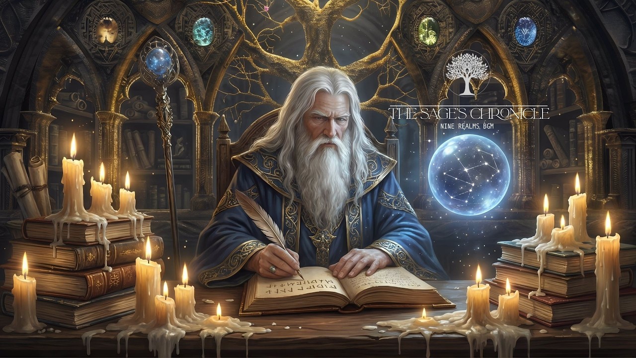 The Sage's Chronicle 🧙‍♂️1 Hour Fantasy Soundscape | Study Ambient