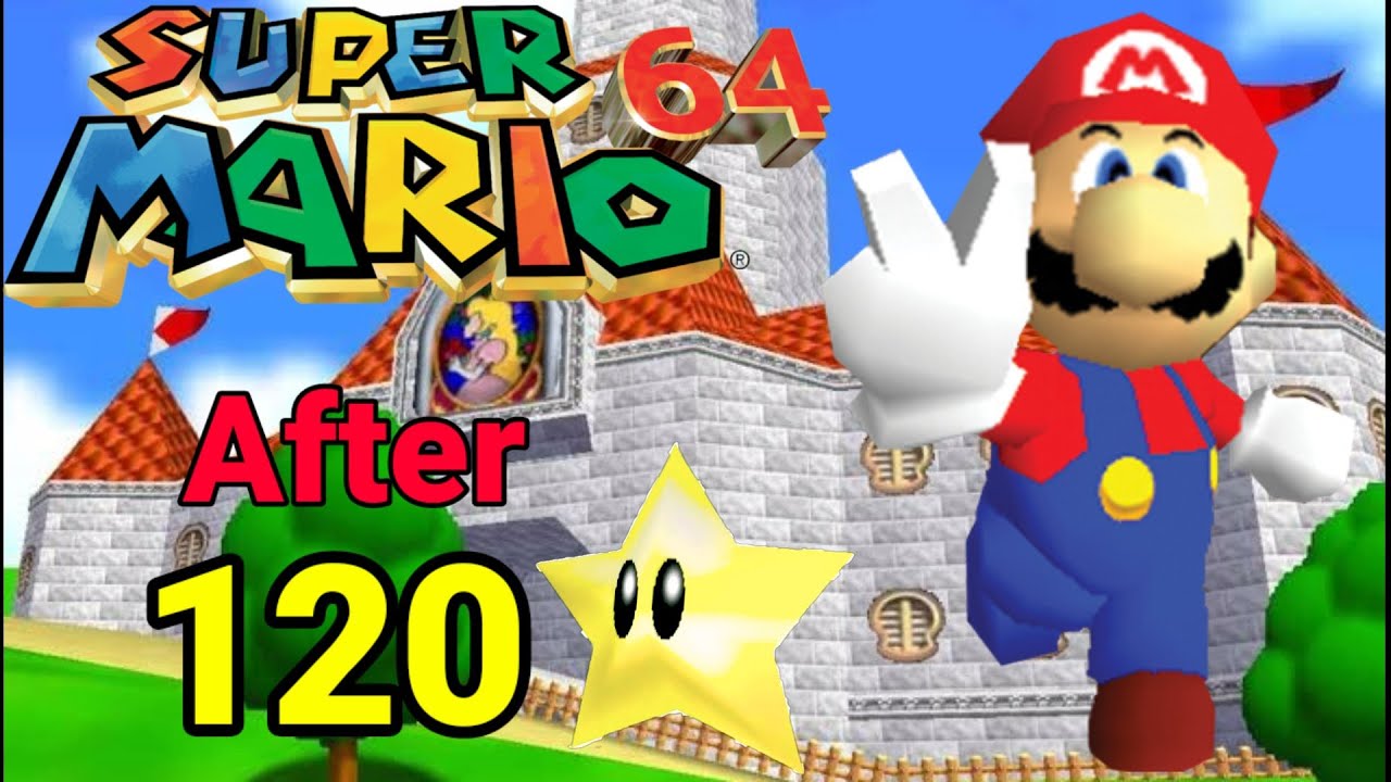 What happens after you collect 120 stars? | Super Mario 64 | Super Poke Bros.