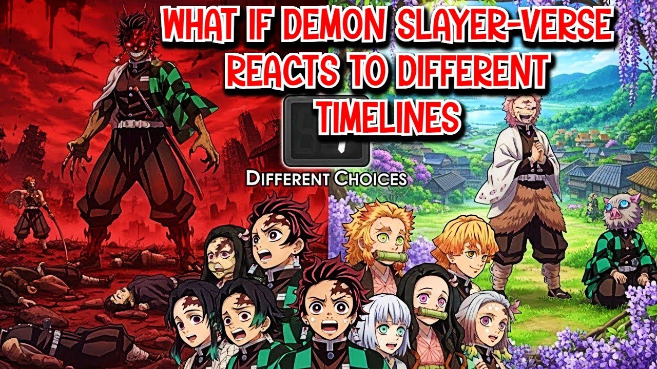 What if Demon Slayer verse Reacts to Different Timelines Movie