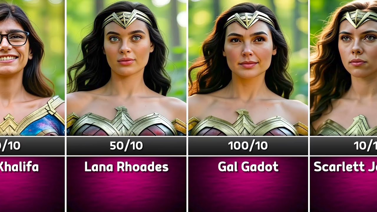 Celebrities X Wonderwoman Costume | Wonderwoman