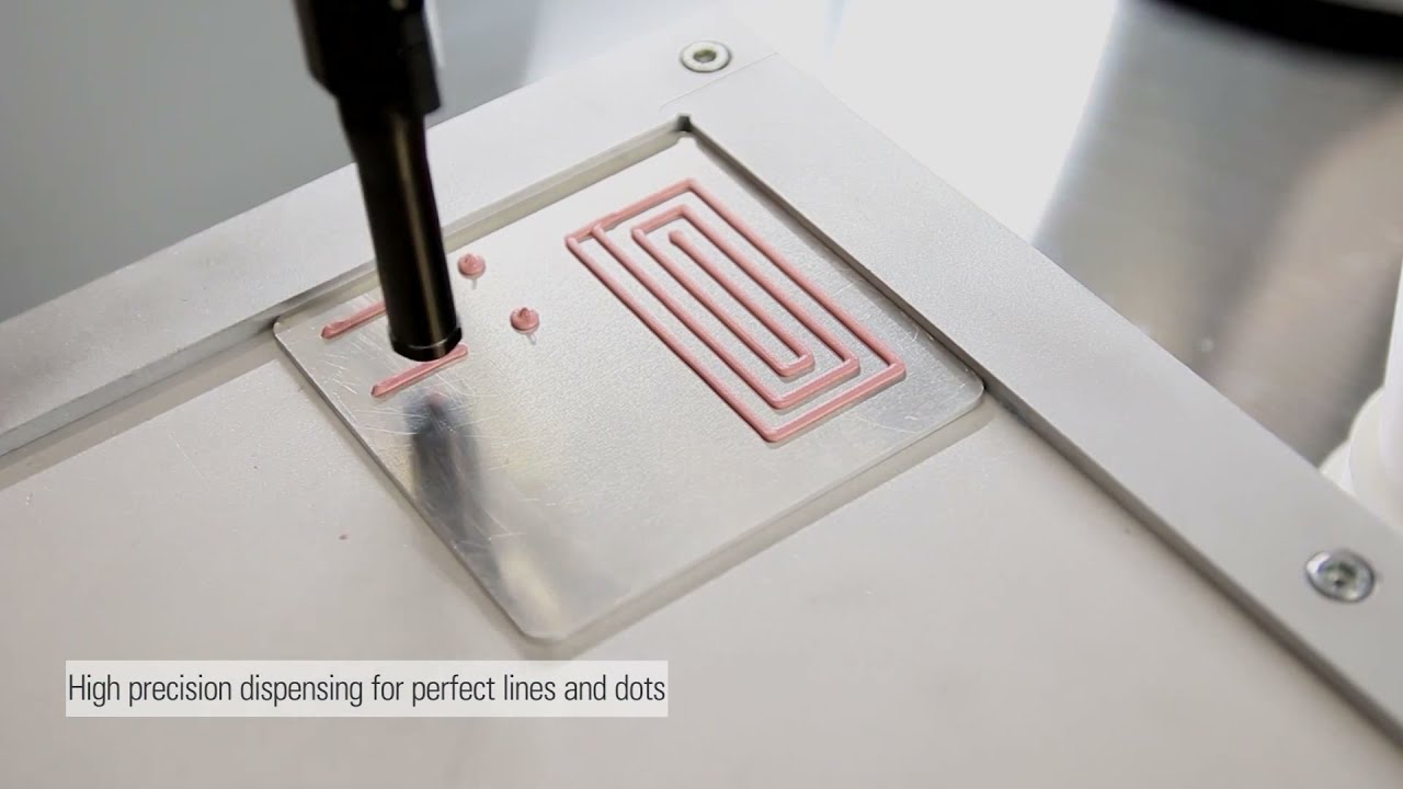 Dispensing   Application of thermal adhesive DOWSIL TC 2035    bdtronic