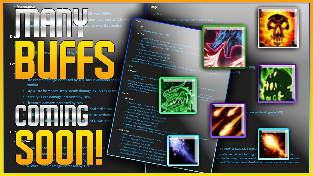 FIRST Balance Tuning of 2023! - Specs Buffs & Nerfs in Dragonflight Season 1