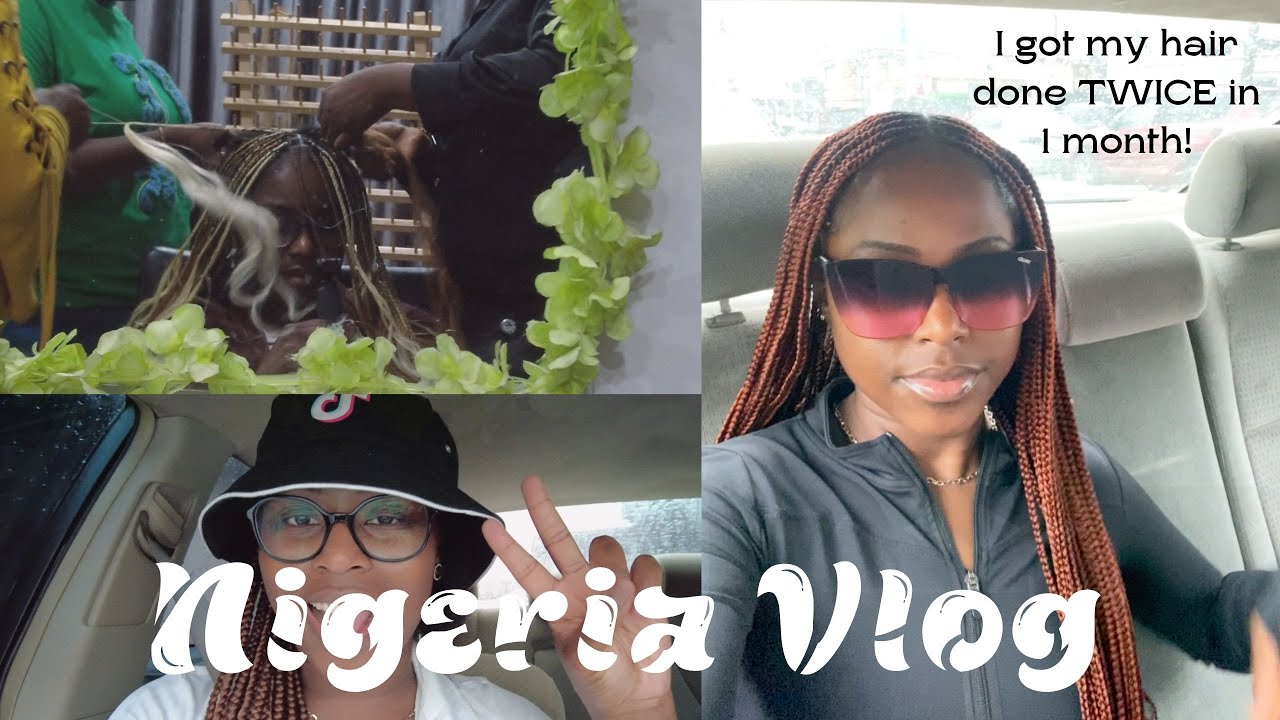 Come with me to get my hair done in Lagos Nigeria | Hair Vlog | Medical Elective | Ciaomedic