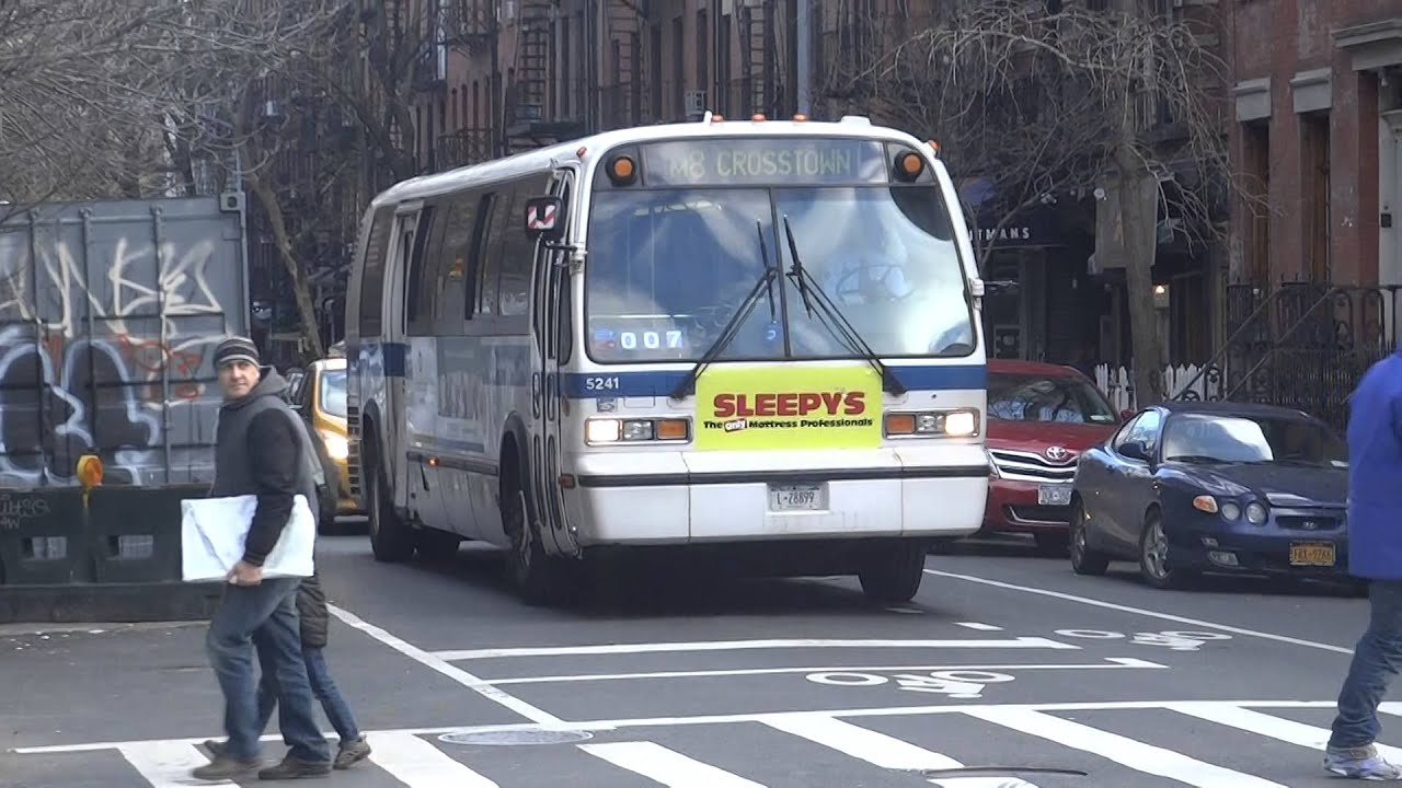 MaBSTOA: RTS # 5241 On A West Street-bound M8