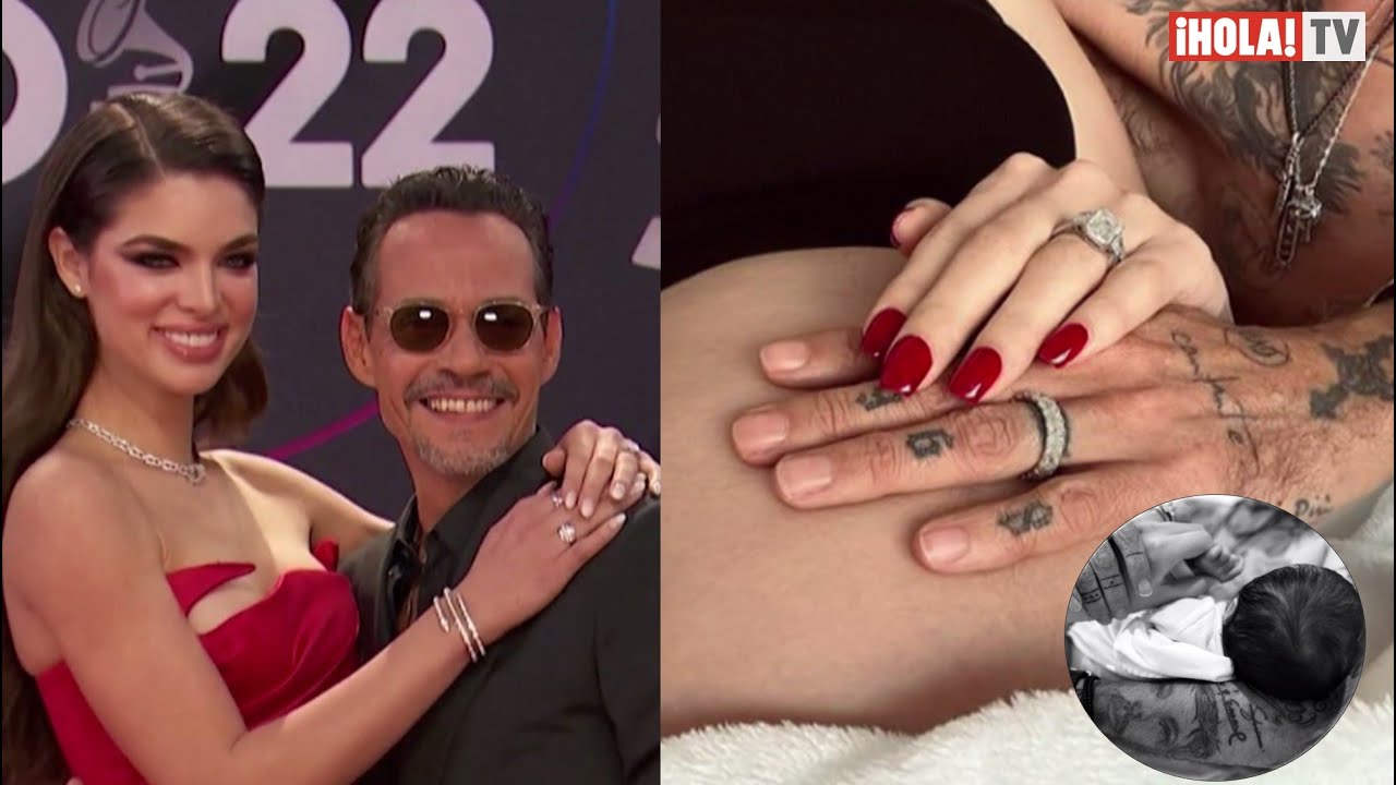 La historia de amor de Nadia Ferreira y Marc Anthony tras el nacimiento de su primer bebé| ¡HOLA! TV